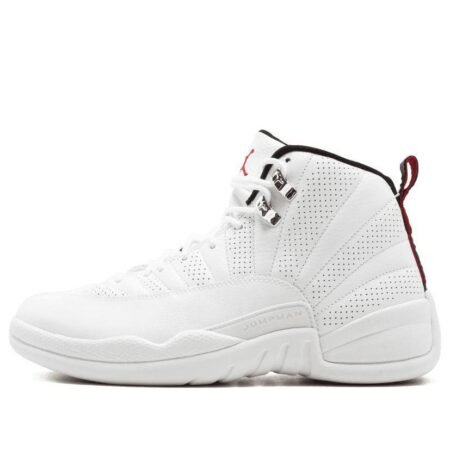 Air Jordan 12 Retro 'White Red Black' 130690-163B