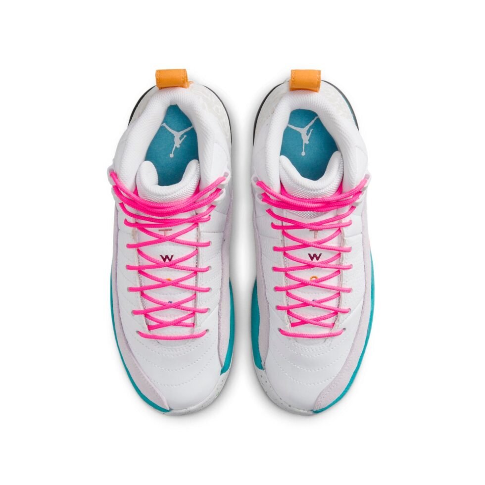 (GS) Air Jordan 12 Retro 'White Vapor Green' 153265-130 - Image 3