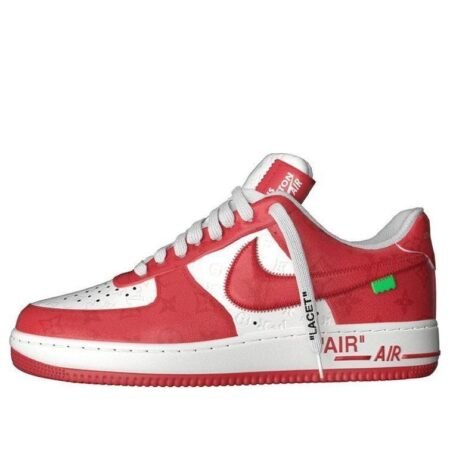 Nike x LOUIS VUITTON LV Air Force 1 Low  'Red White' 1A9VA7
