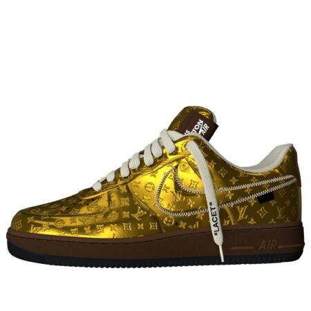 Nike x LOUIS VUITTON LV Air Force 1 Low 'Gold' 1A9VG0