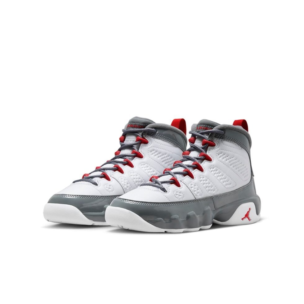 (GS) Air Jordan 9 Retro GS 'Fire Red' 302359-162 - Image 3