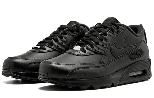 Nike Air Max 90 Leather 'Black' 302519-001 - Image 2