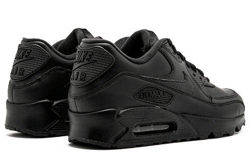 Nike Air Max 90 Leather 'Black' 302519-001 - Image 3