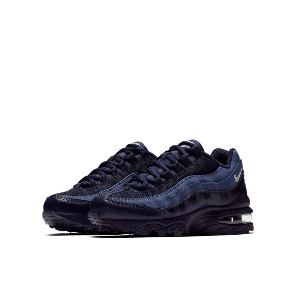 (GS) Nike Air Max 95 'Blackened Blue' 307565-410 - Image 3