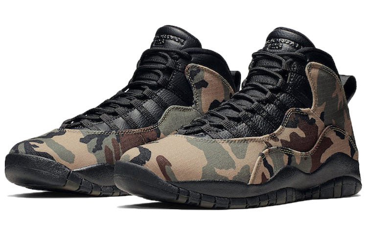 Air Jordan 10 Retro 'Woodland Camo' 310805-201 - Image 3