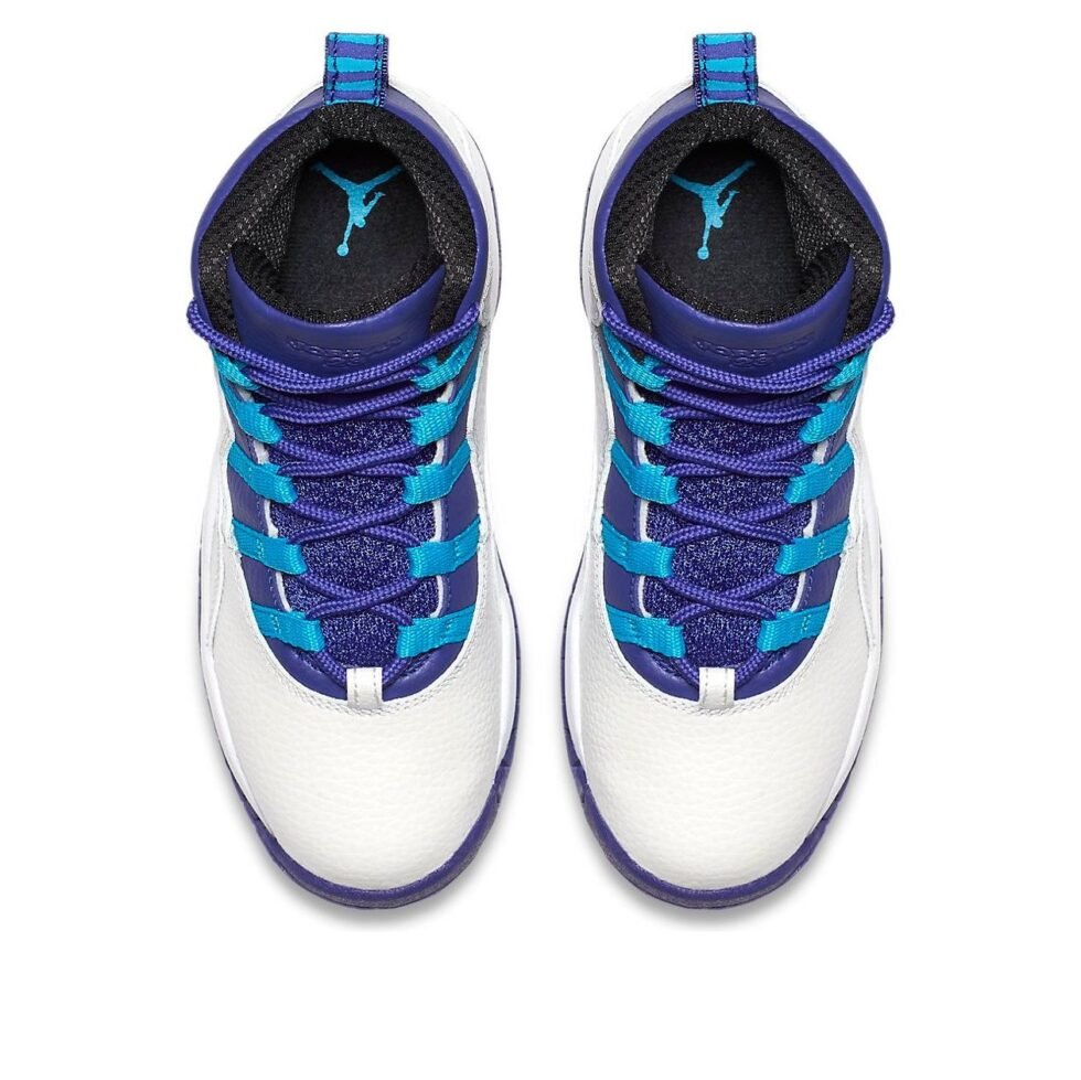 (PS) Air Jordan 10 Retro PS 'Charlotte Hornets' 310807-107 - Image 2