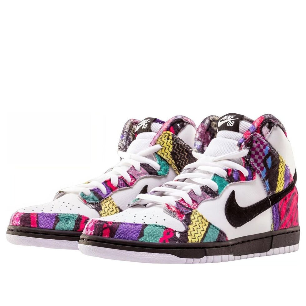 Nike SB Dunk High Premium 'Huxtable' 313171-101 - Image 3
