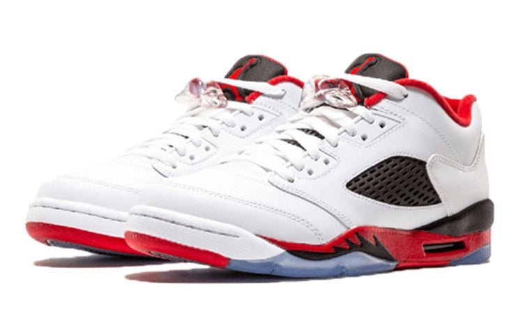(GS) Air Jordan 5 Retro Low 'Fire Red' 2016 314338-101 - Image 2