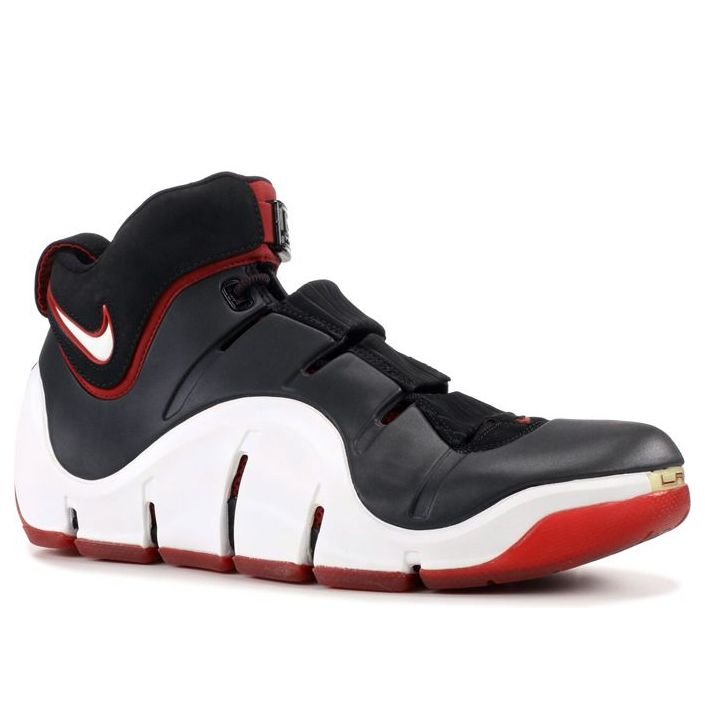 Nike Zoom LeBron 4 'Black White Red' 314647-011 - Image 3
