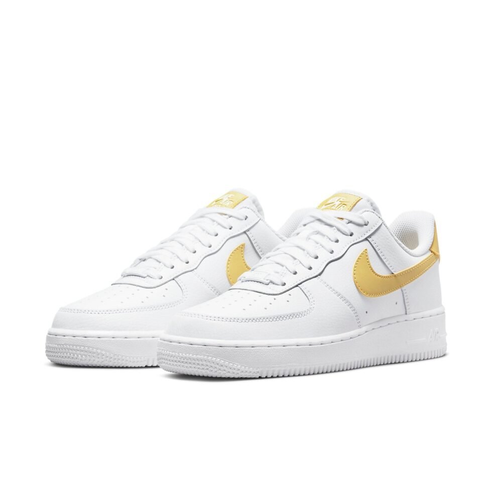 (WMNS) Nike Air Force 1 '07 'Saturn Gold' 315115-170 - Image 3