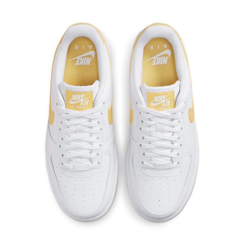 (WMNS) Nike Air Force 1 '07 'Saturn Gold' 315115-170 - Image 4