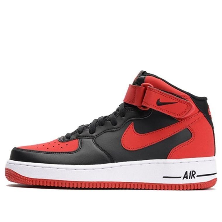 Nike Air Force 1 Mid '07 'Black Gym Red' 315123-029