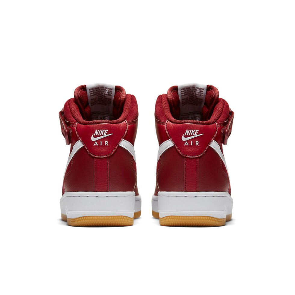 Nike Air Force 1 Mid '07 'Team Red White' 315123-608 - Image 4