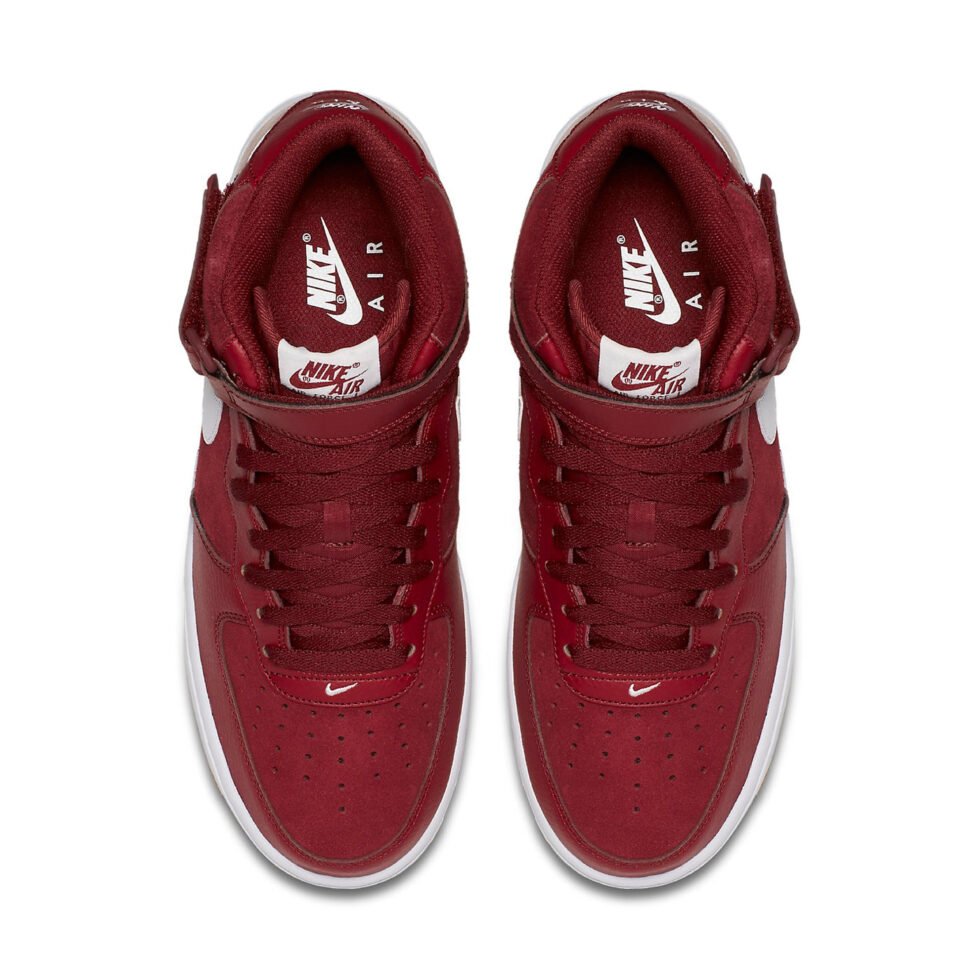Nike Air Force 1 Mid '07 'Team Red White' 315123-608 - Image 6