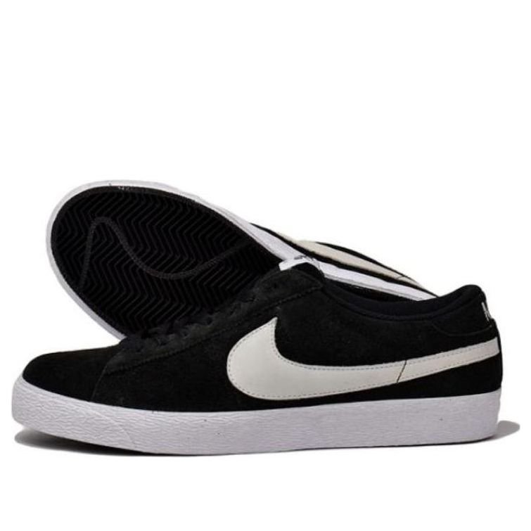 Nike Blazer Low SB 'Black and White' 318960-011 - Image 4