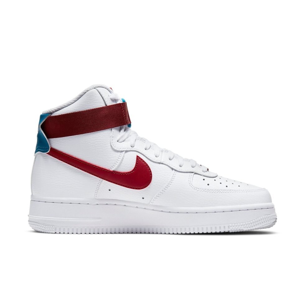 (WMNS) Nike Air Force 1 High 'White Team Red' 334031-119 - Image 2