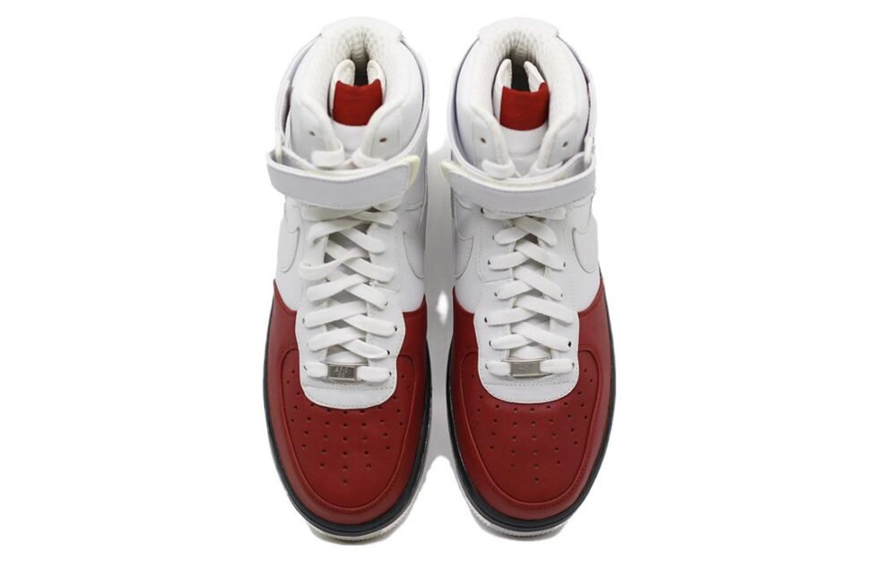 Nike Air Force 1 High 'Sheed Red White Black' 335844-611 - Image 4