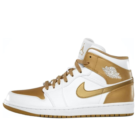 Air Jordan 1 Phat 'White Metallic Gold' 364770-130
