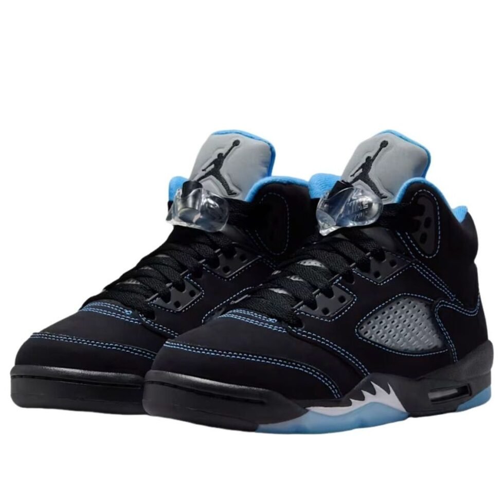 (GS) Air Jordan 5 Retro 'Black Carolina' 440888-008 - Image 4