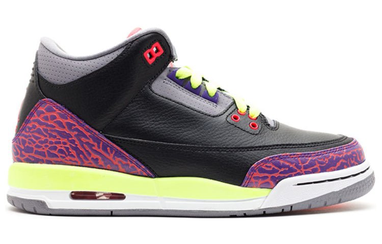 (GS) Air Jordan 3 Retro 'Black Atomic Red' 441140-039 - Image 2