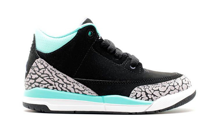 (GS) Air Jordan 3 Retro 'Black Purple Turquoise' 441141-045 - Image 2