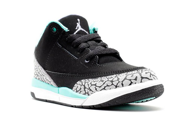(GS) Air Jordan 3 Retro 'Black Purple Turquoise' 441141-045 - Image 3