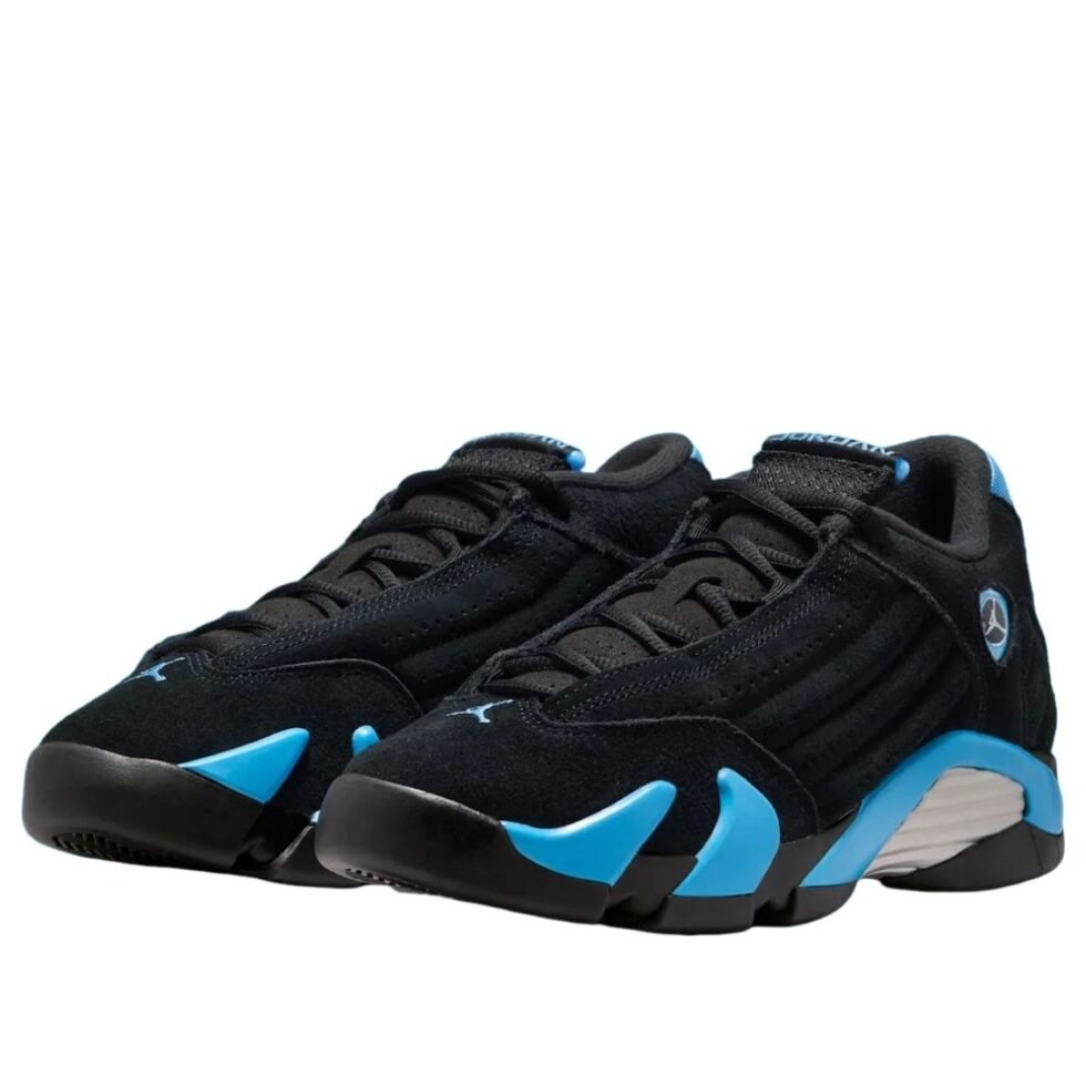 (GS) Air Jordan 14 'Black University Blue' 487524-007 - Image 2