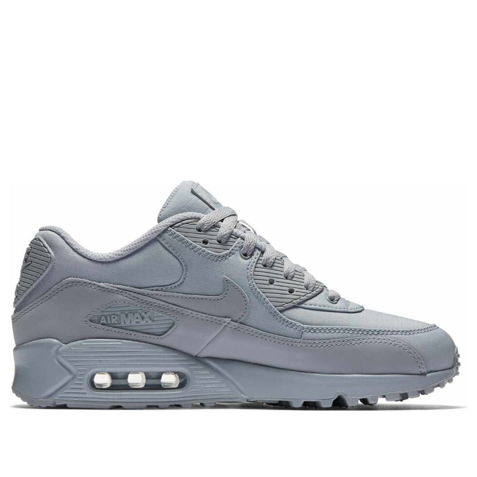 Nike Air Max 90 'Triple Wolf Grey' 537384-068 - Image 2