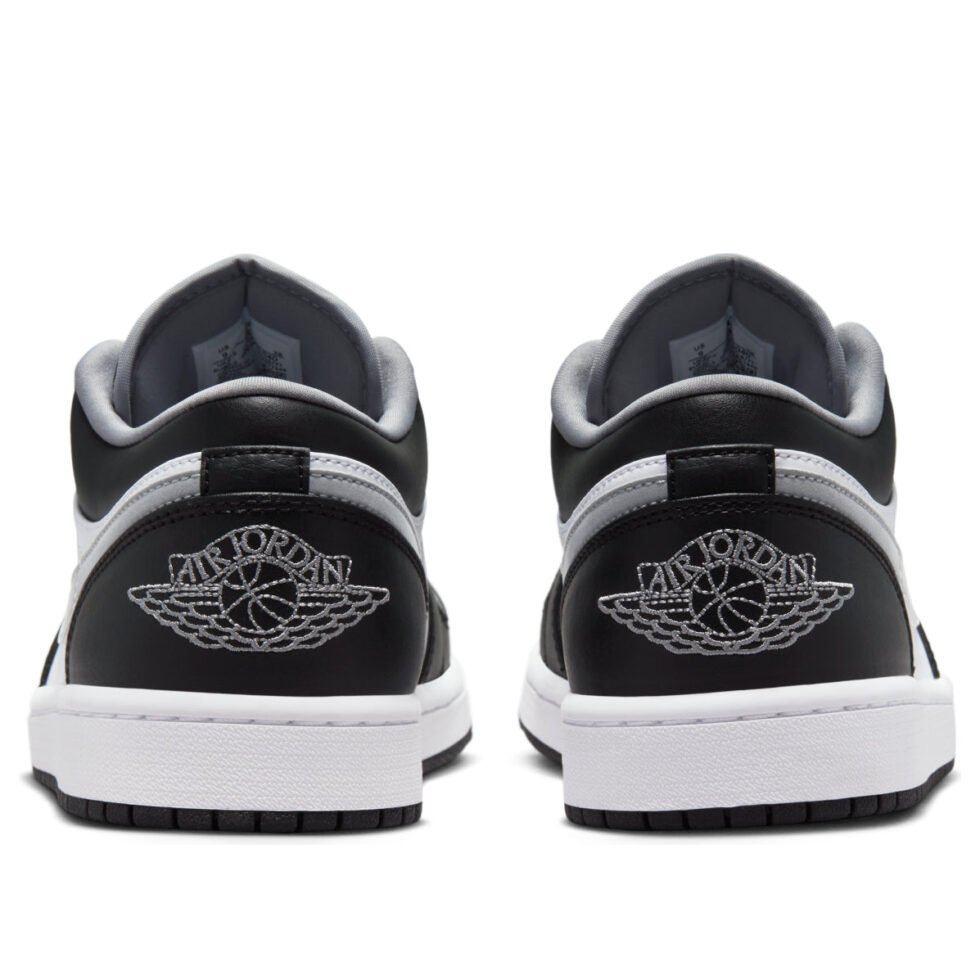 Air Jordan 1 Low 'Black White Grey' 553558-040 - Image 2