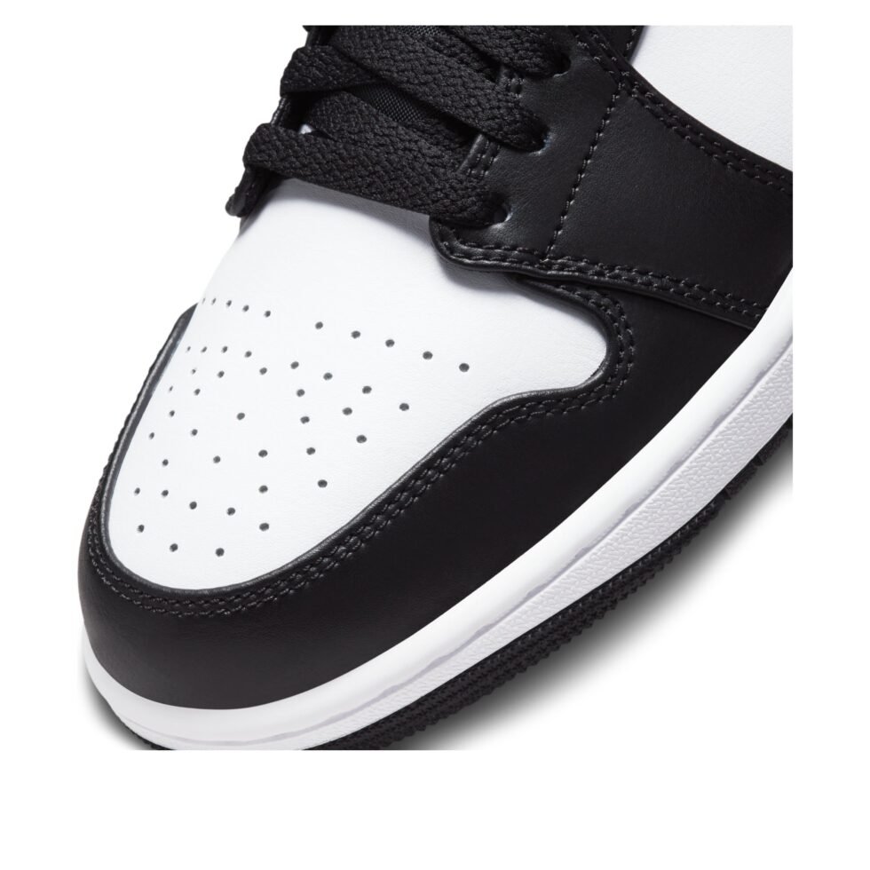 Air Jordan 1 Low 'Black White Grey' 553558-040 - Image 4