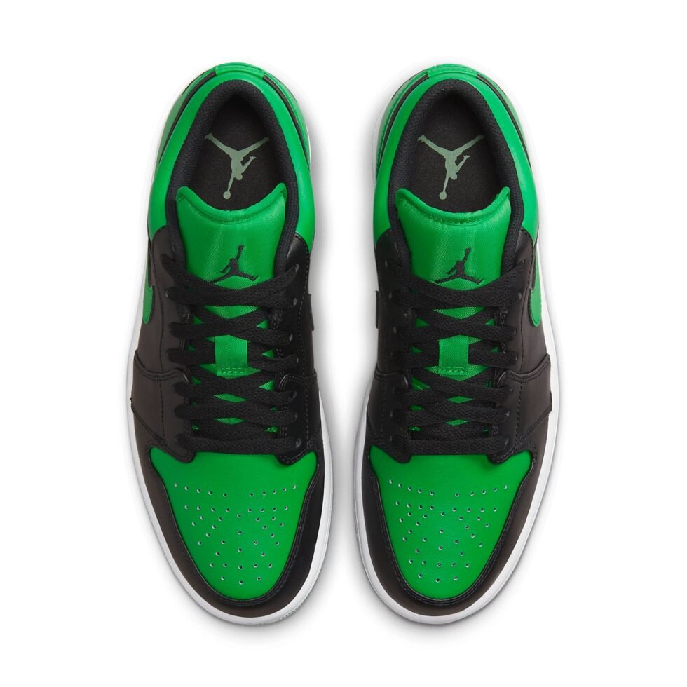 Air Jordan 1 Low 'Lucky Green' 553558-065 - Image 3