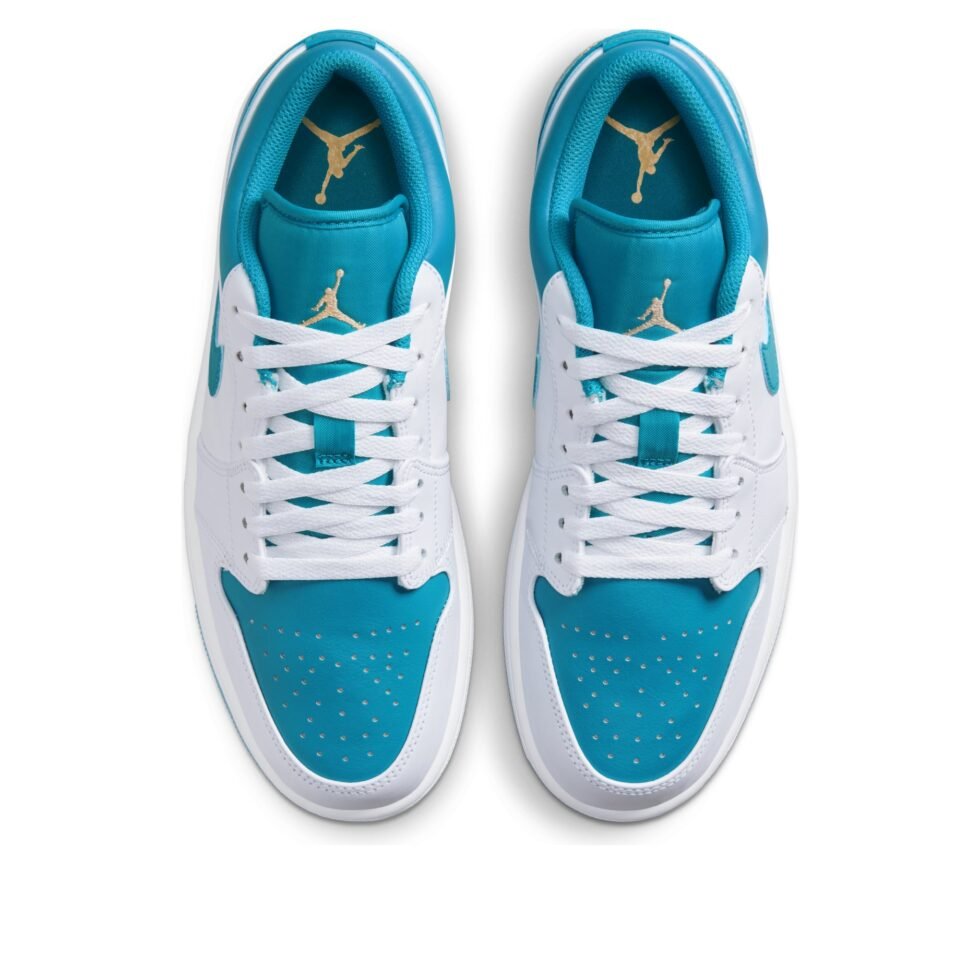 Air Jordan 1 Low 'Aquatone' 553558-174 - Image 2