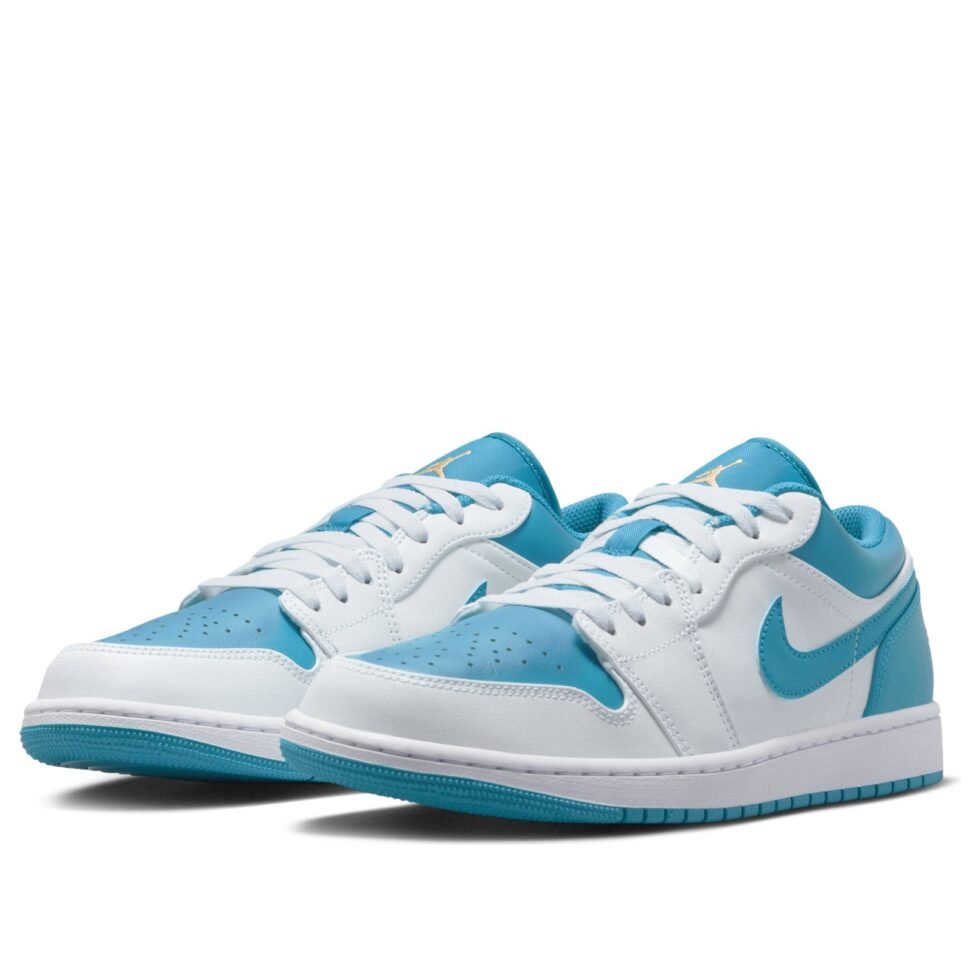 Air Jordan 1 Low 'Aquatone' 553558-174 - Image 4