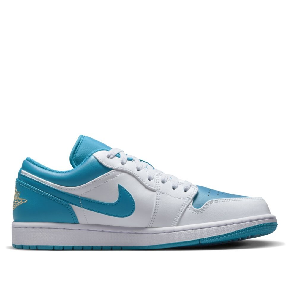 Air Jordan 1 Low 'Aquatone' 553558-174 - Image 6