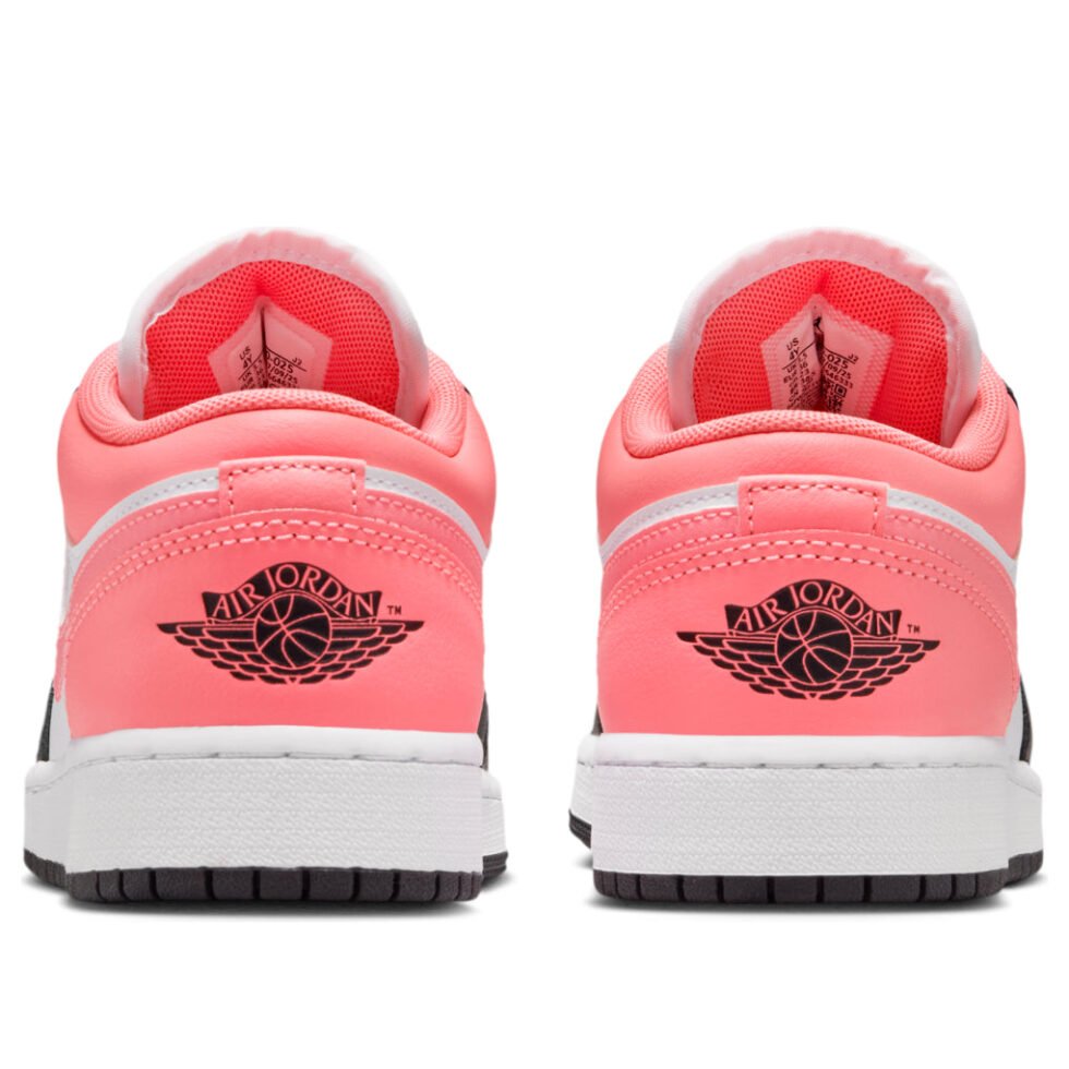 (GS) Air Jordan 1 Low 'Black White Pink Gaze' 553560-025 - Image 3