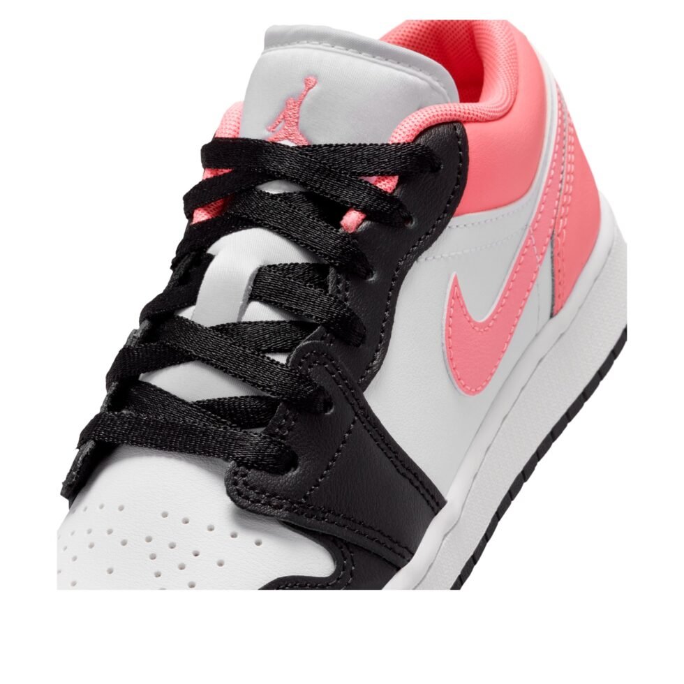 (GS) Air Jordan 1 Low 'Black White Pink Gaze' 553560-025 - Image 5