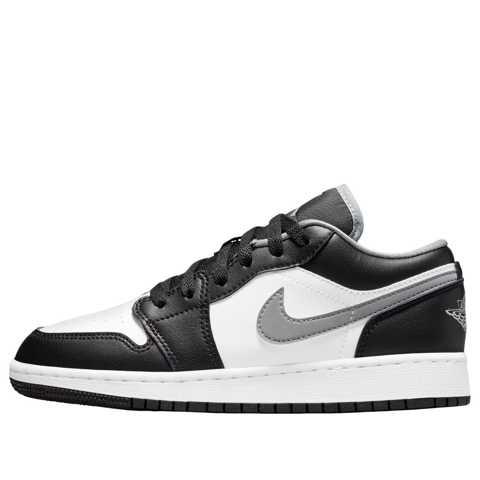 (GS) Air Jordan 1 Low 'Black Medium Grey' 553560-040