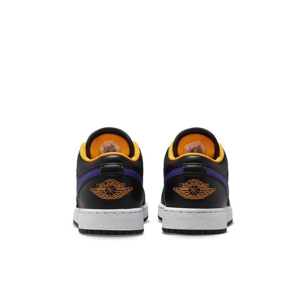 (GS) Air Jordan 1 Low 'Lakers' 553560-075 - Image 5