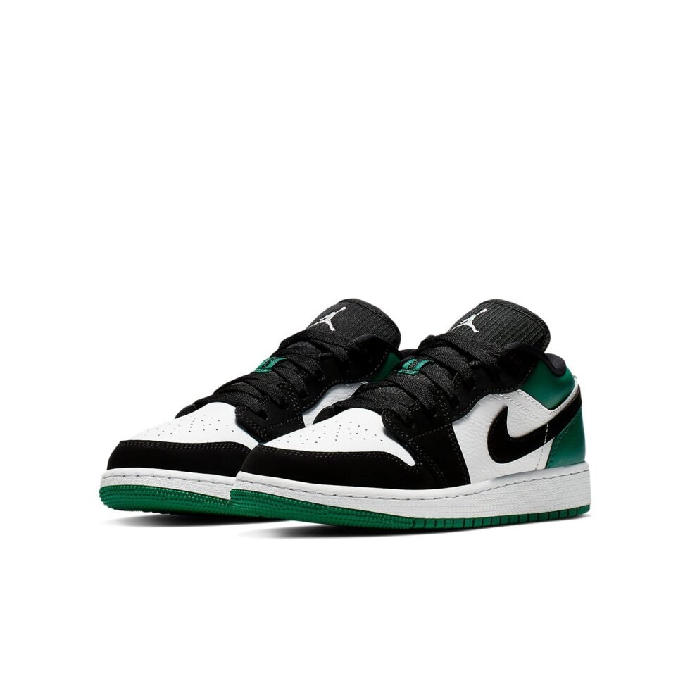 (GS) Air Jordan 1 Low 'Mystic Green' 553560-113 - Image 4