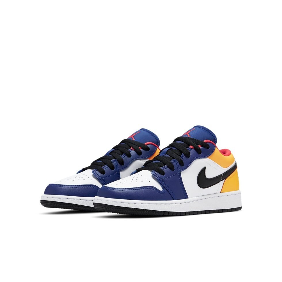 (GS) Air Jordan 1 Low 'Royal Yellow' 553560-123 - Image 3