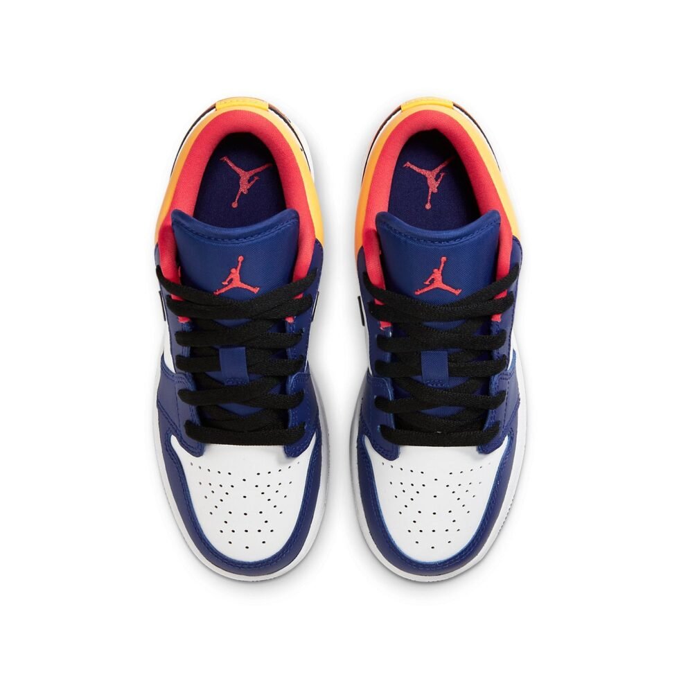 (GS) Air Jordan 1 Low 'Royal Yellow' 553560-123 - Image 4