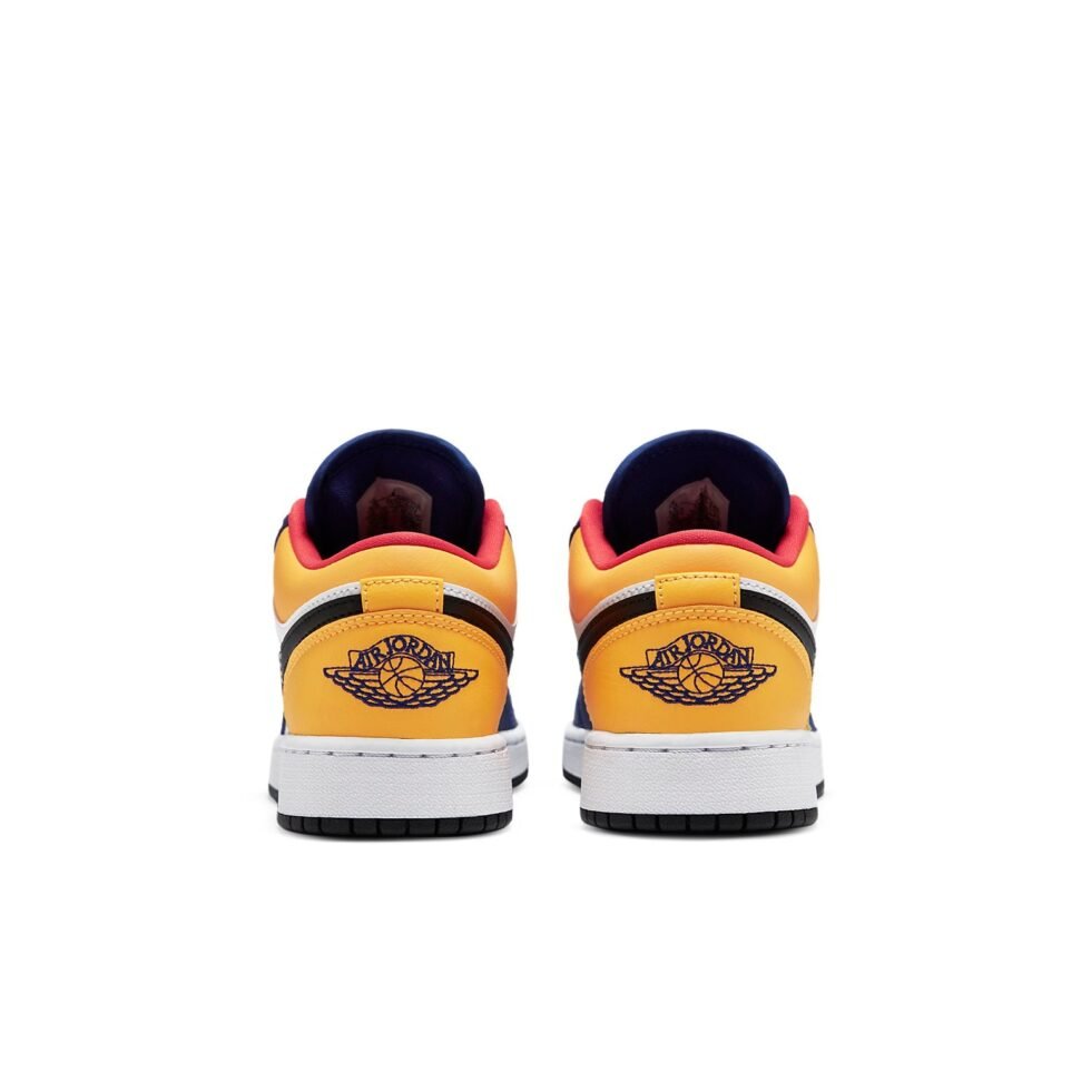 (GS) Air Jordan 1 Low 'Royal Yellow' 553560-123 - Image 5