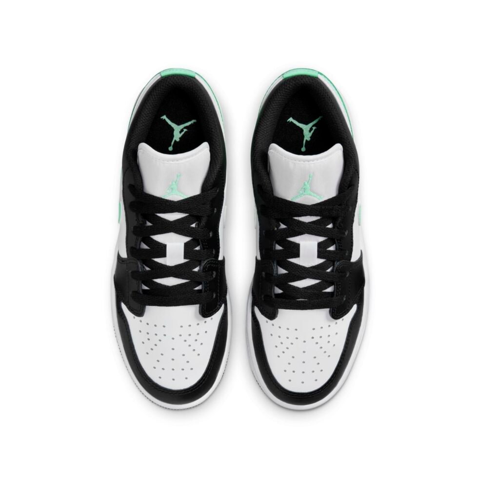 (GS) Air Jordan 1 Low 'Green Glow' 553560-131 - Image 4