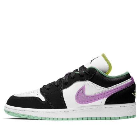 (GS) Air Jordan 1 Low 'White Violet Shock' 553560-151