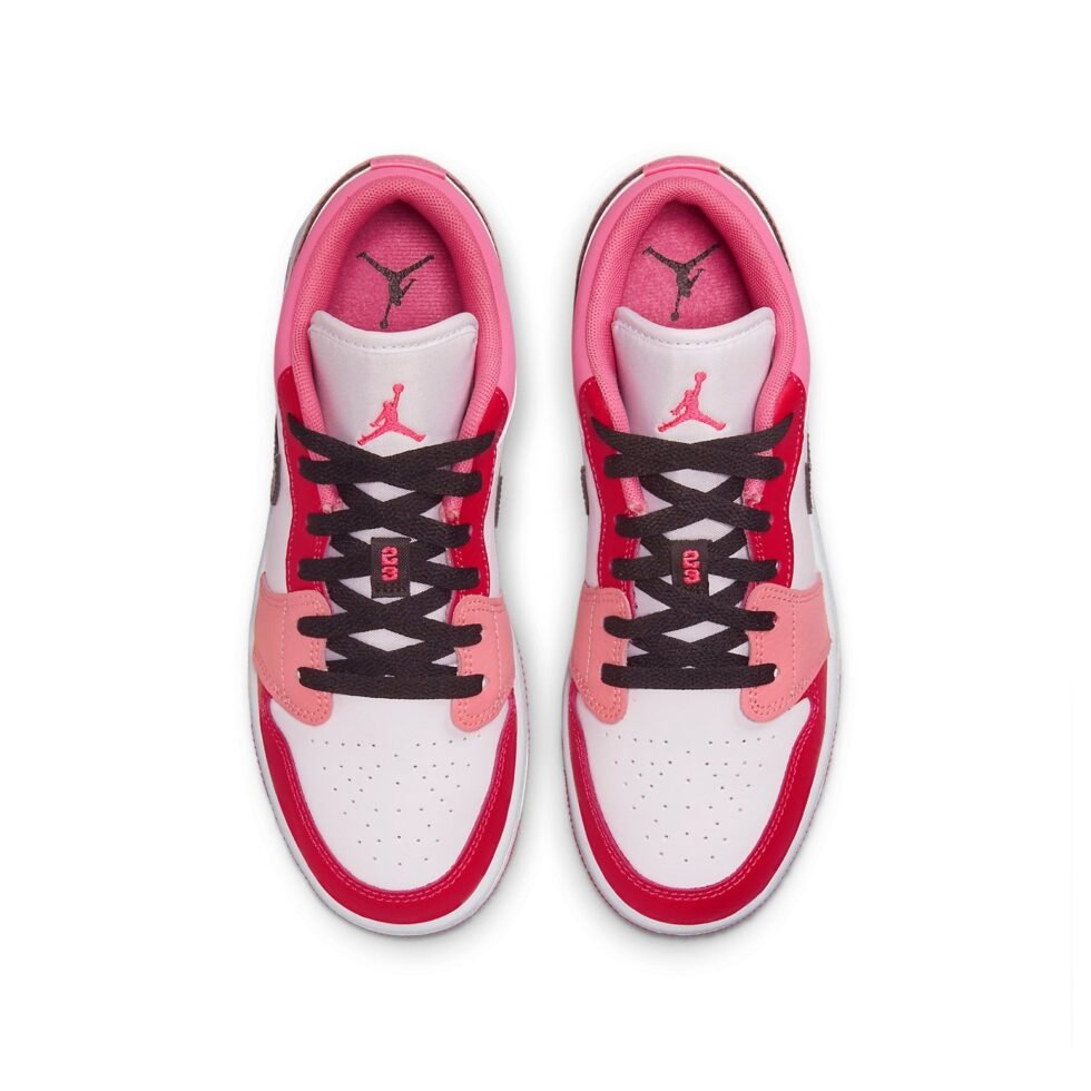 (GS) Air Jordan 1 Low 'White Pinksicle' 553560-162 - Image 4
