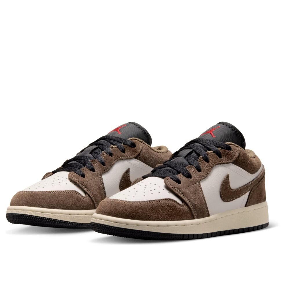 (GS) Air Jordan 1 Low 'Palomino Black Sail' 553560-200 - Image 5
