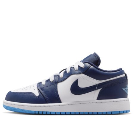 (GS) Air Jordan 1 Low 'Midnight Navy University Blue' 553560-404