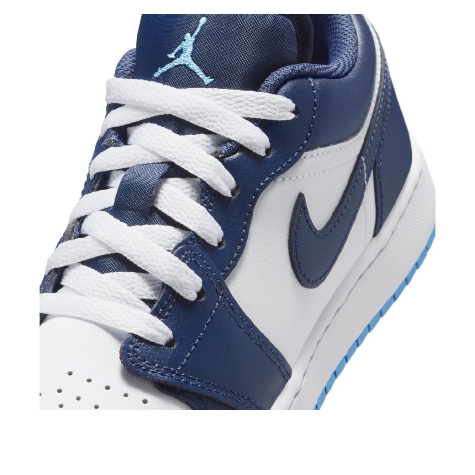 (GS) Air Jordan 1 Low 'Midnight Navy University Blue' 553560-404 - Image 5