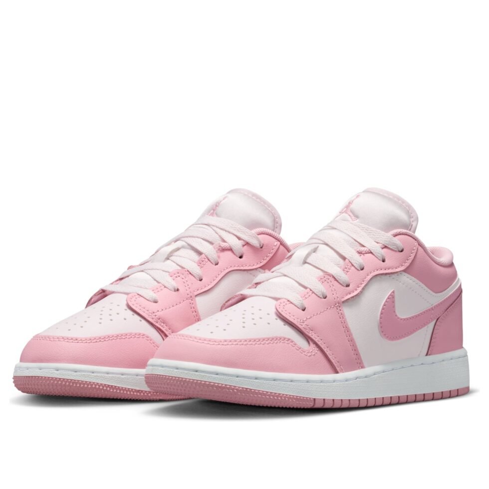 (GS) Air Jordan 1 Low 'Soft Pink Pearl Pink' 553560-614 - Image 4