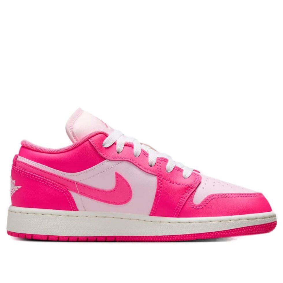 (GS) Air Jordan 1 Low 'Pink Foam' 553560-661 - Image 2